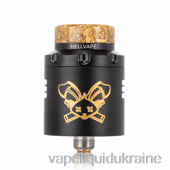 Vape Ukraine Hellvape DEAD RABBIT V3 24mm RDA Black Gold